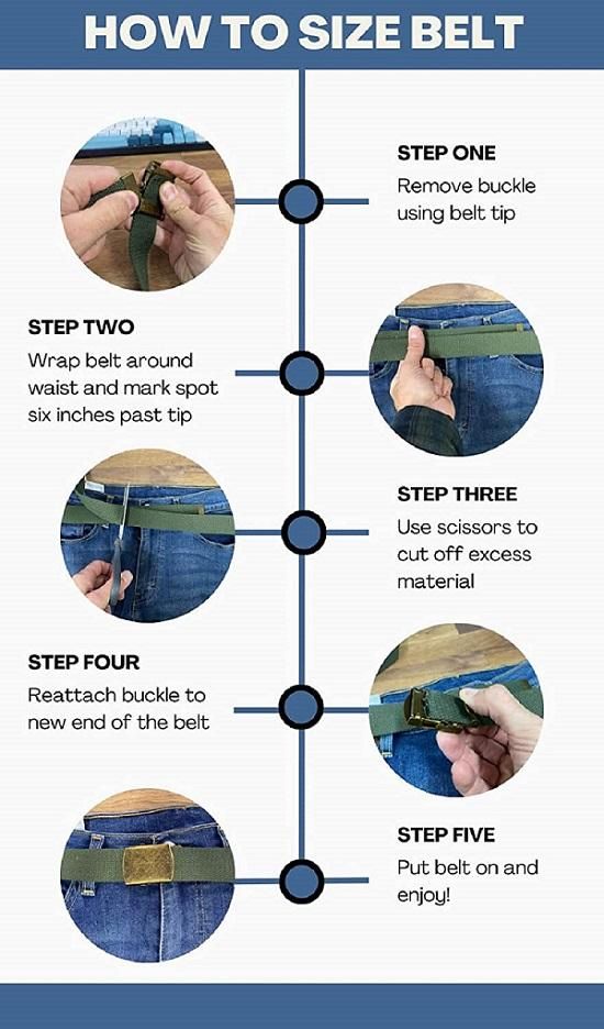 Unisex Canvas Belt Pack Of 2